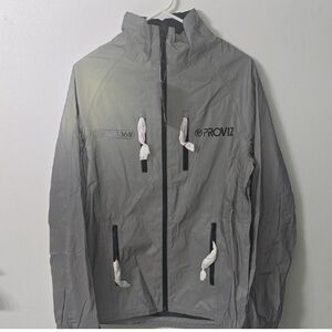 Gray Windbreaker Reflect 360 PROVIZ Jacket for Men